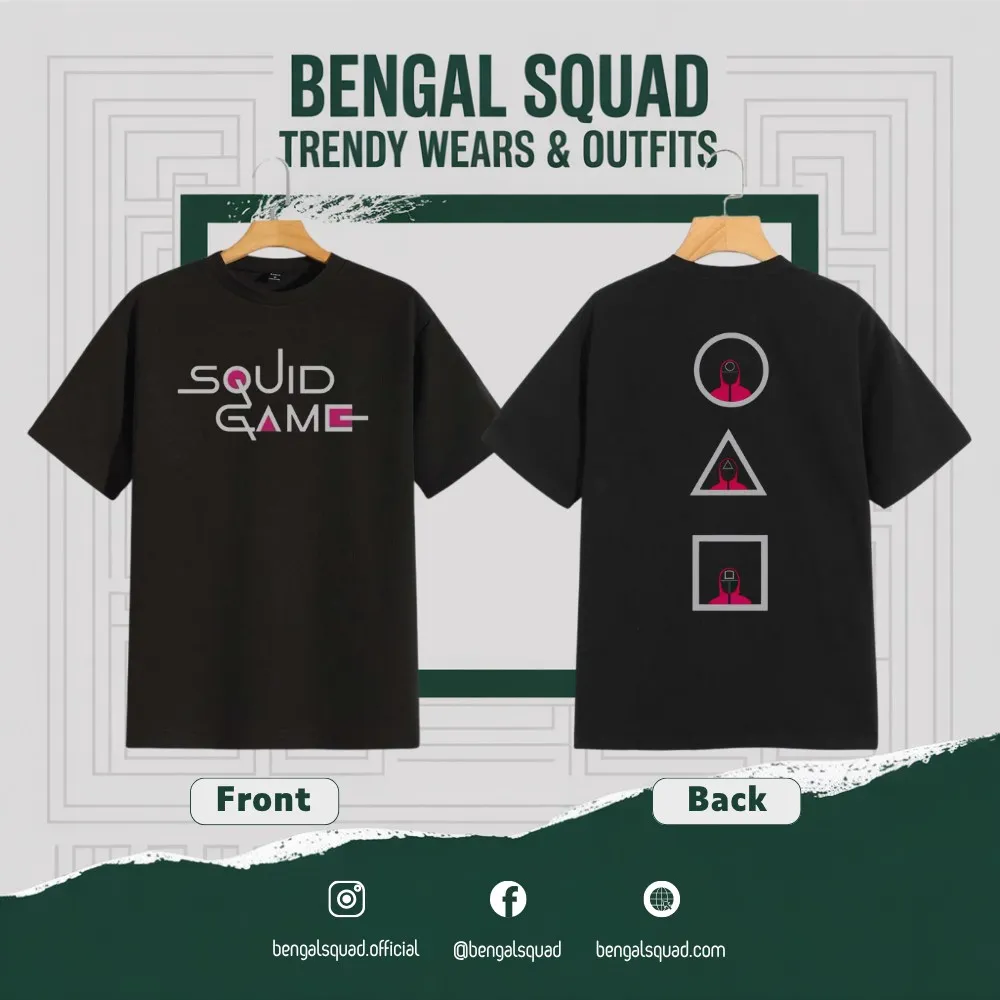 Dropsholder Squid-Game-1 unisex t shirt 200 gsm premium cotton minimal print