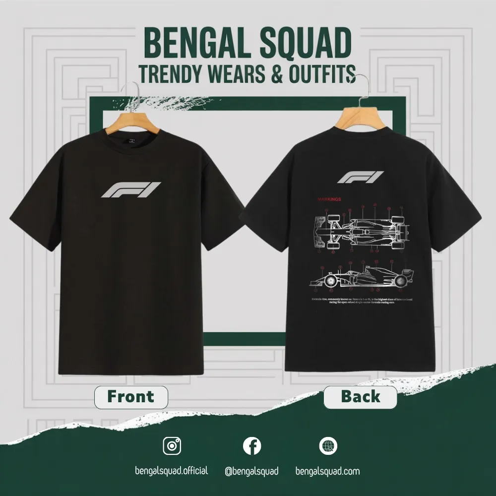 F1-car Dropsholder unisex t-shirt 200 gsm premium cotton minimal print