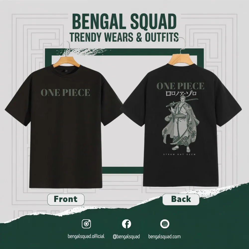 Zoro Dropsholder unisex t-shirt 200 gsm premium cotton minimal print