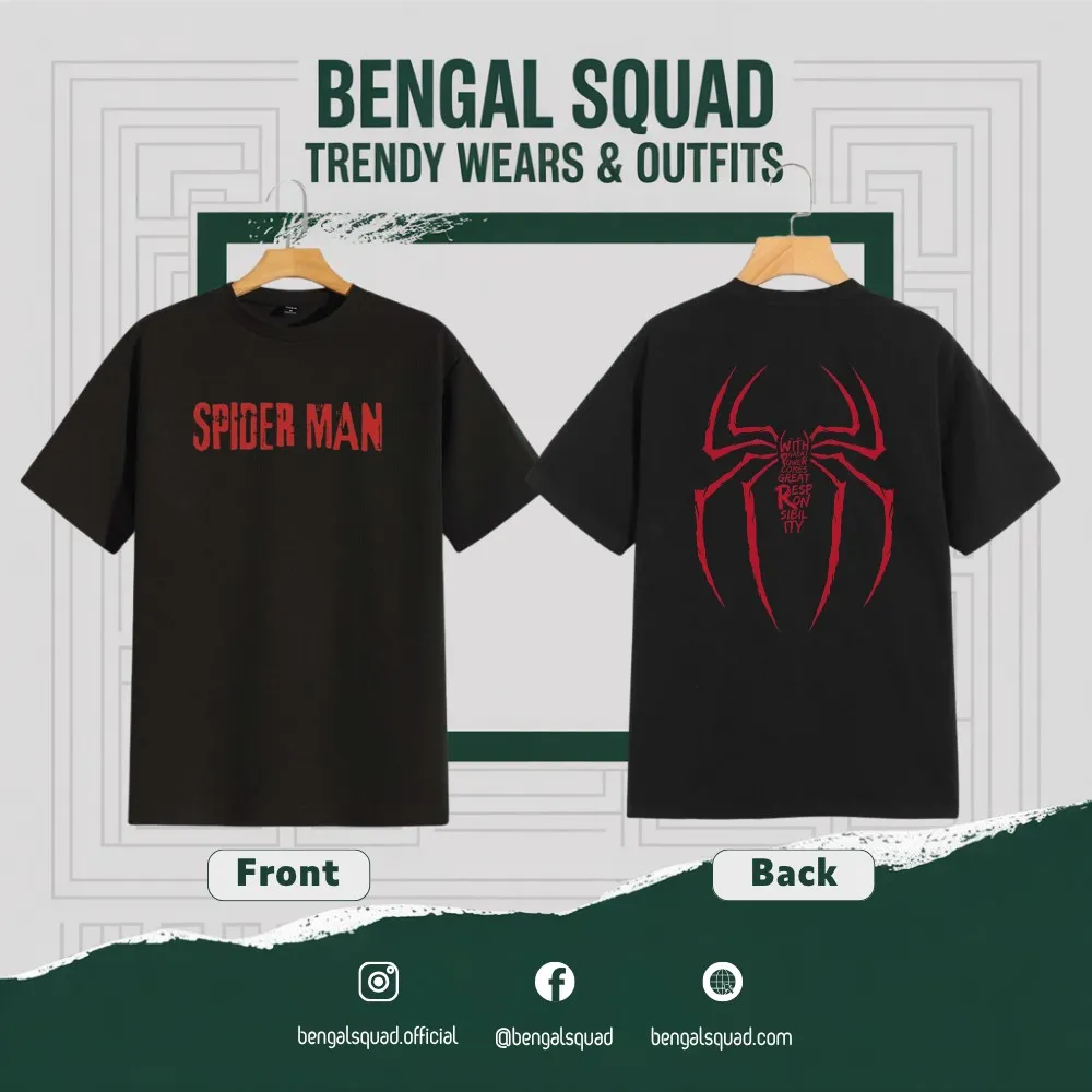Spiderman-01 Dropsholder unisex t-shirt 200 gsm premium cotton minimal print