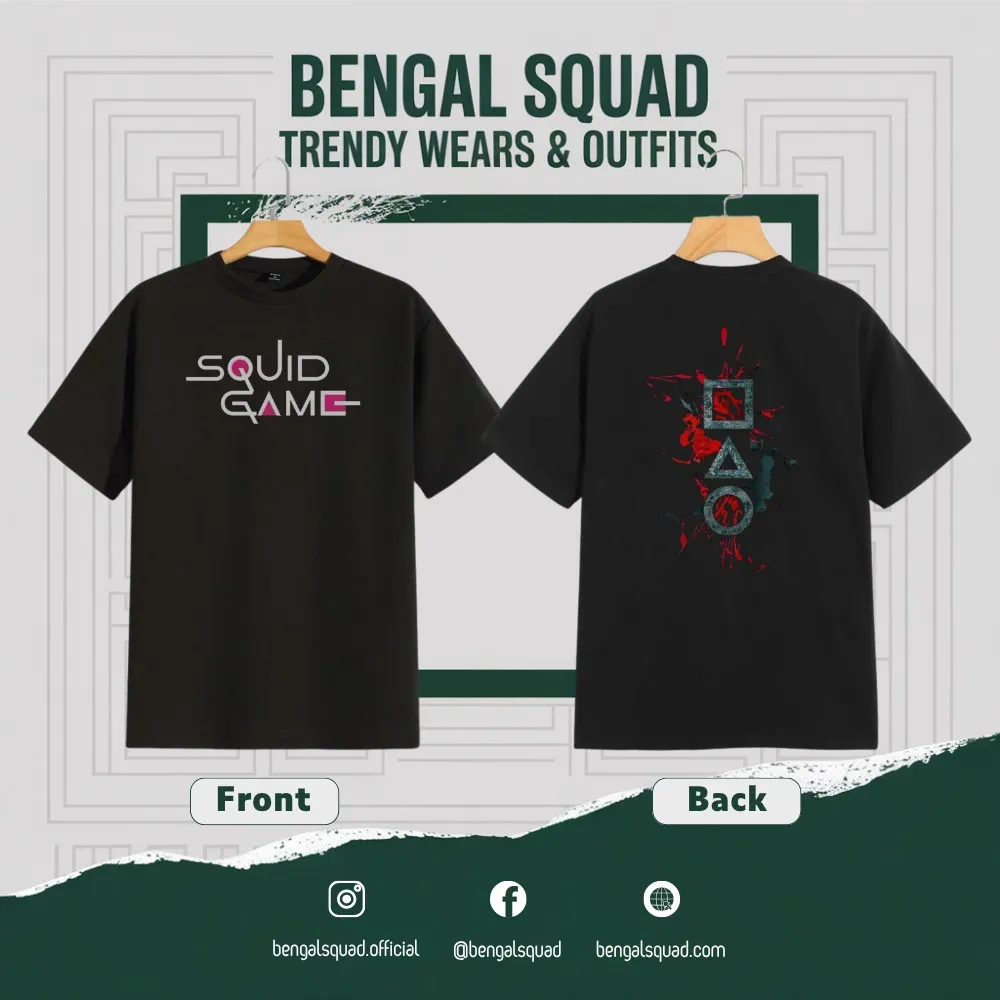 Dropsholder Squid-Game-2 unisex t shirt 200 gsm premium cotton minimal print