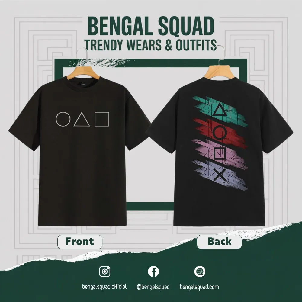 Dropsholder Squid-Game unisex t shirt 200 gsm premium cotton minimal print