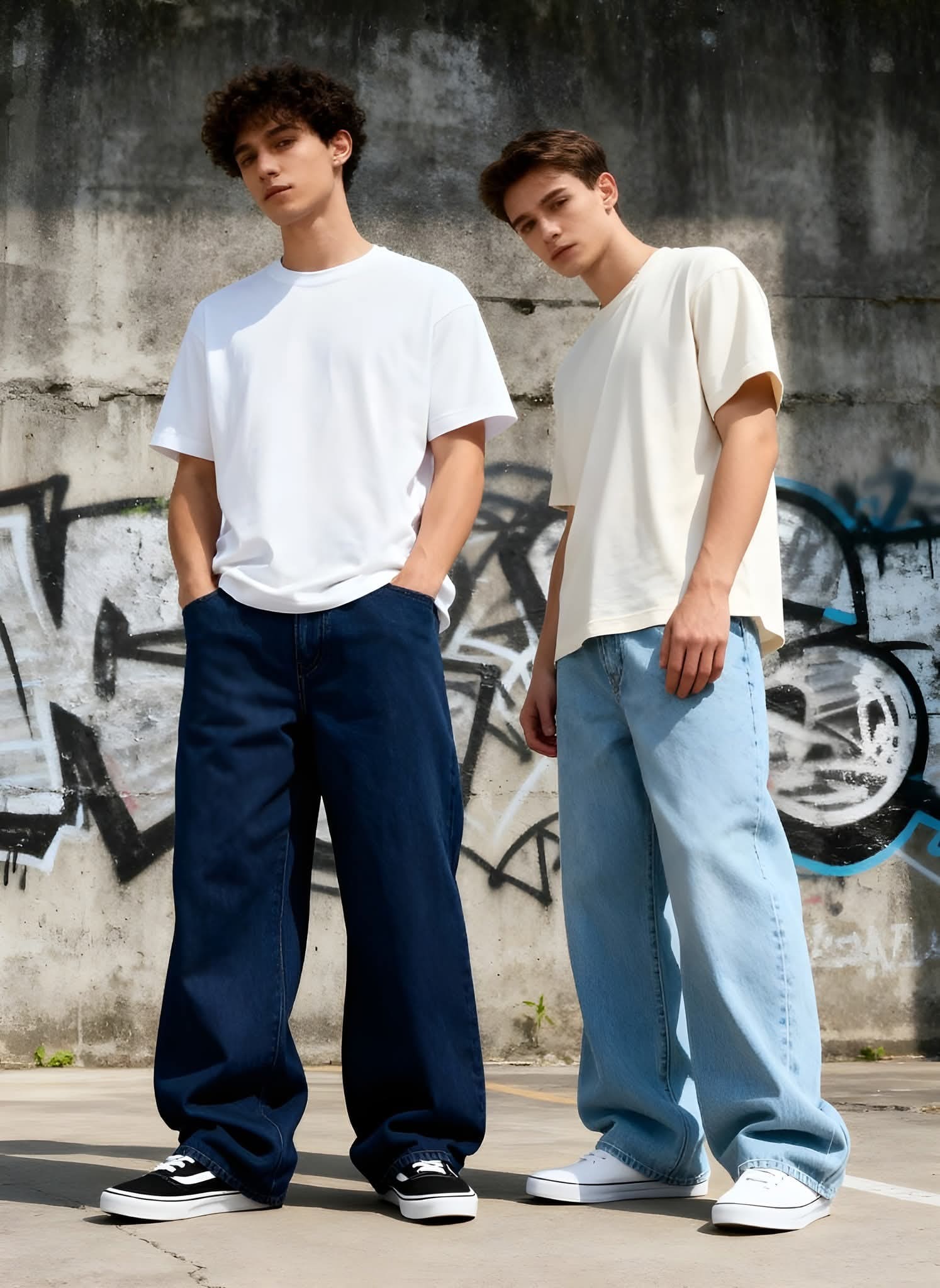 Men's Urban Streetwear Fashion Baggy Jeans Bangladesh - Bengal Squad