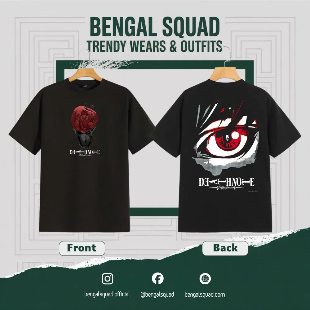 buy new Death Note Dropsholder unisex t-shirt 200 gsm